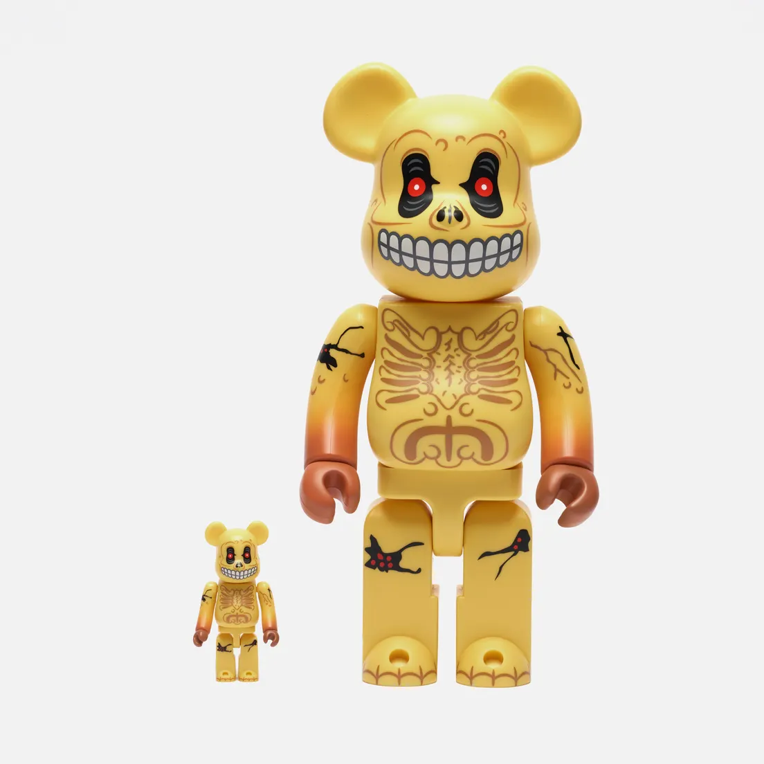 Medicom Toy Игрушка Madballs Skull Face 100% & 400%