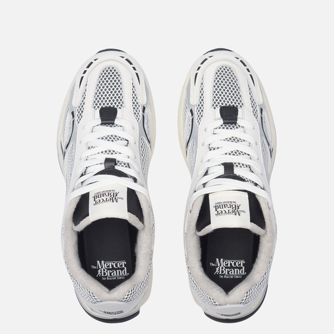 Mercer Кроссовки The Re-Run White Silver