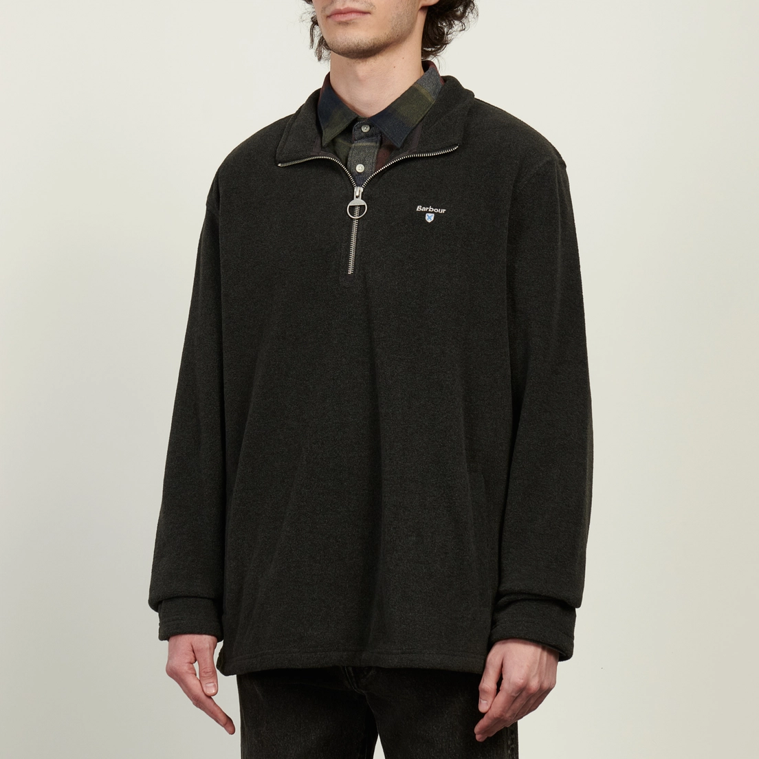 Barbour Мужская толстовка Essentials Half Zip Fleece