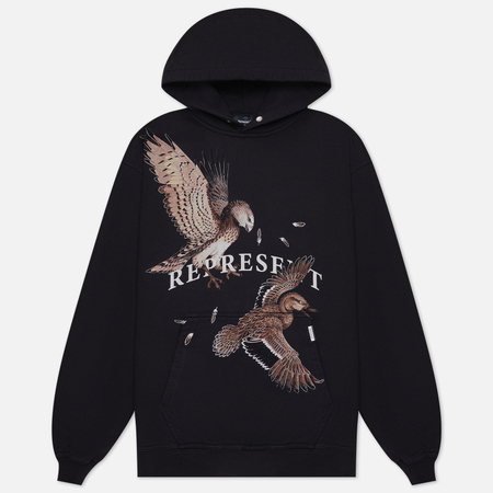 фото Мужская толстовка represent birds of prey hoodie, цвет чёрный, размер s