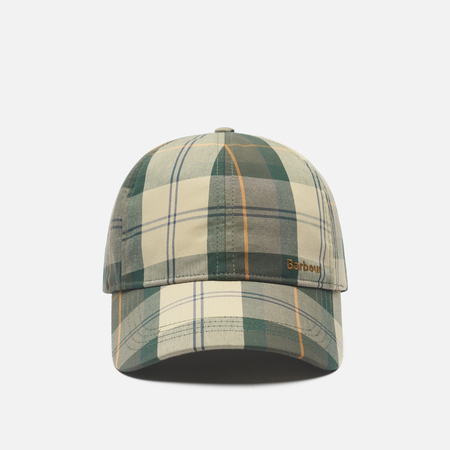 фото Кепка barbour telfield tartan, цвет зелёный