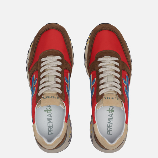 Мужские кроссовки Premiata Mick 5193 Brown/Red