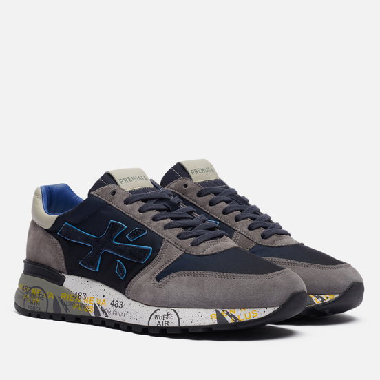 Мужские кроссовки Premiata Mick 5357 Navy/Grey