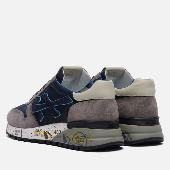 Мужские кроссовки Premiata Mick 5357 Navy/Grey