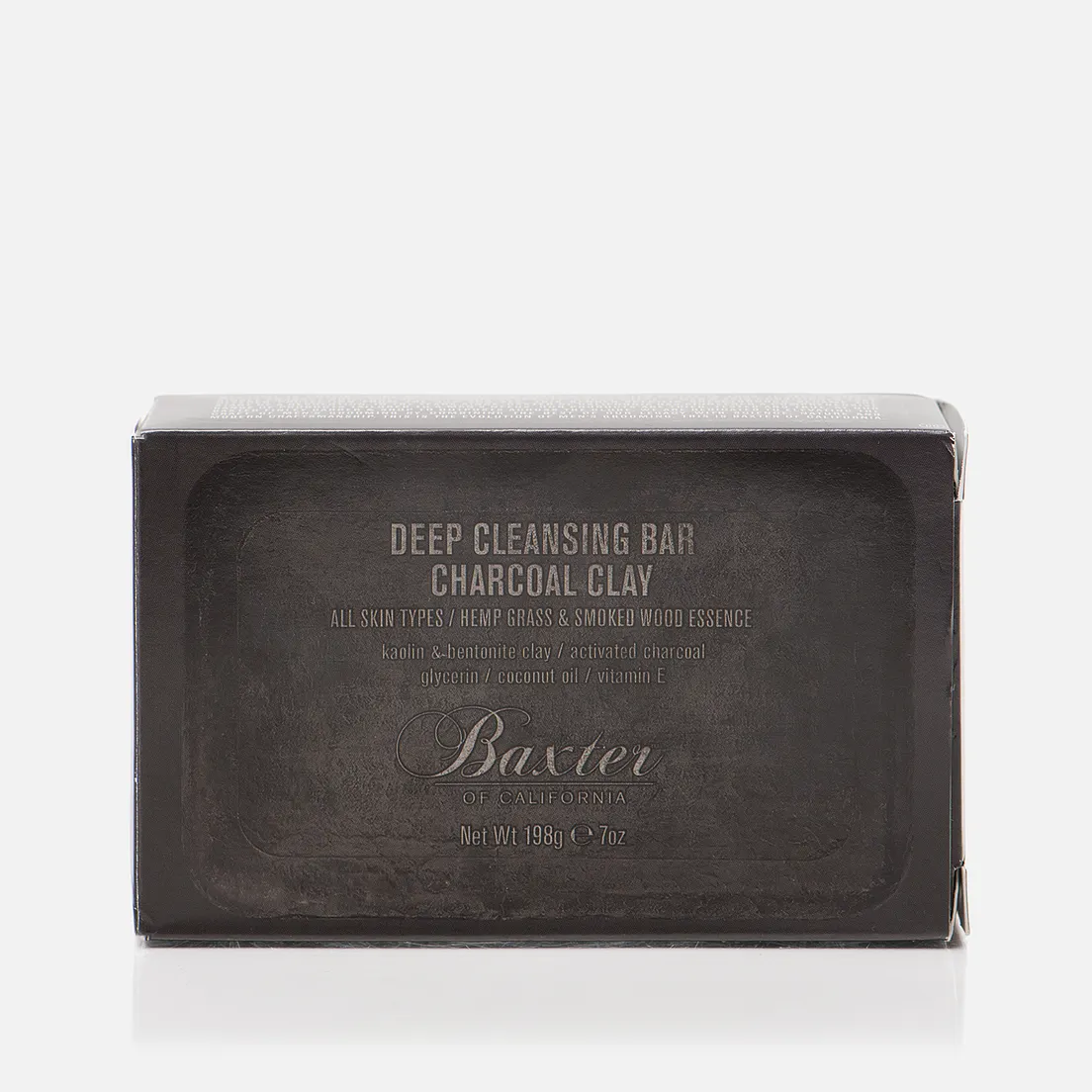 Baxter of California Мыло Deep Cleansing Bar Charcoal Clay 198g