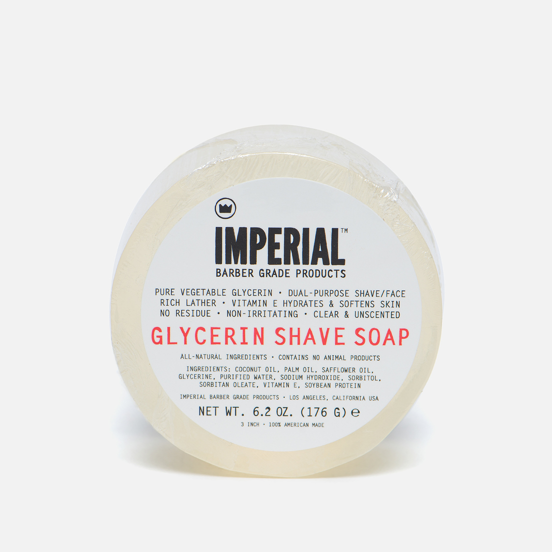 Imperial Barber Мыло для бритья Glycerin 176g