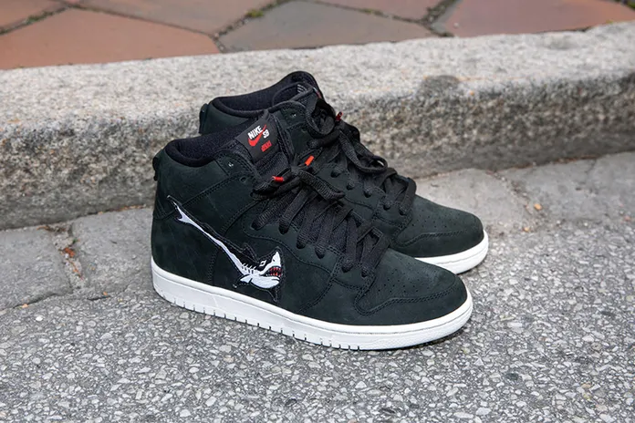 Nike SB × OSKi Dunk High: акулье мастерство