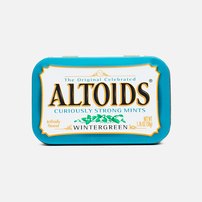 Леденцы Altoids Wintergreen Curiosly Strong