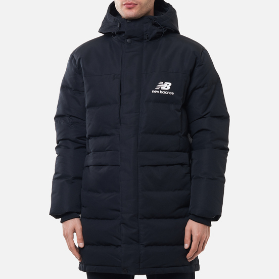Мужской пуховик New Balance Athletics Terrain Long Black