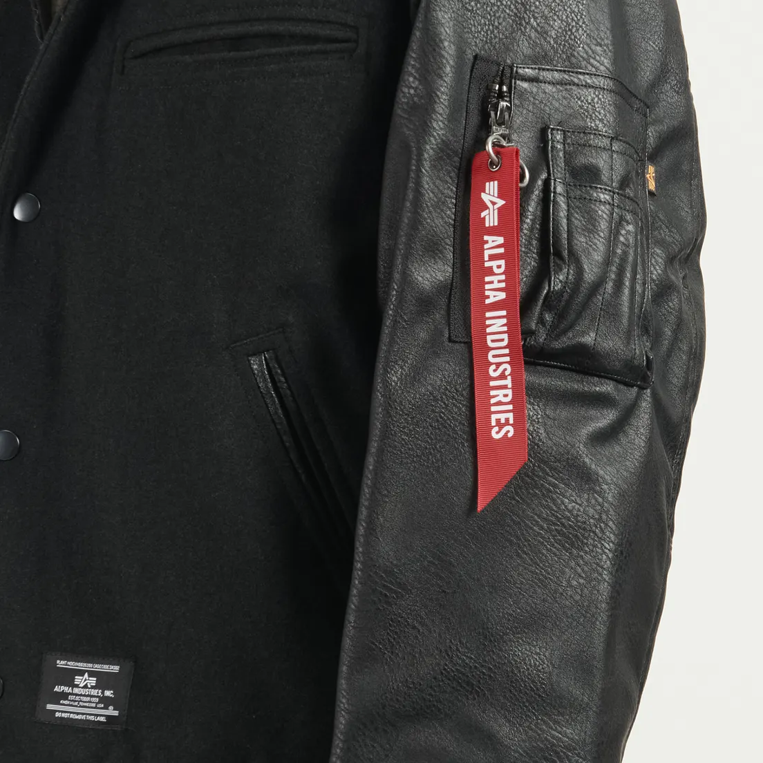 Alpha Industries Мужская куртка бомбер Alpha Letterman