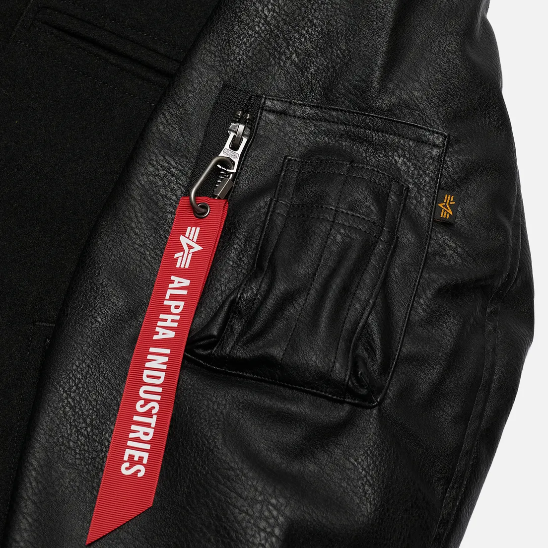 Alpha Industries Мужская куртка бомбер Alpha Letterman