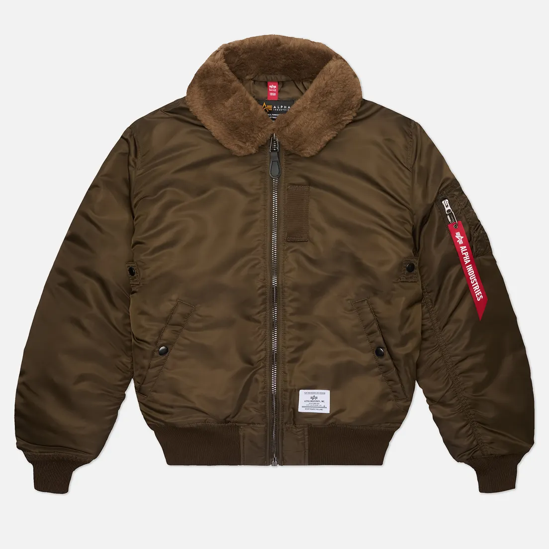 Alpha Industries Мужская куртка бомбер B-15 Mod Flight