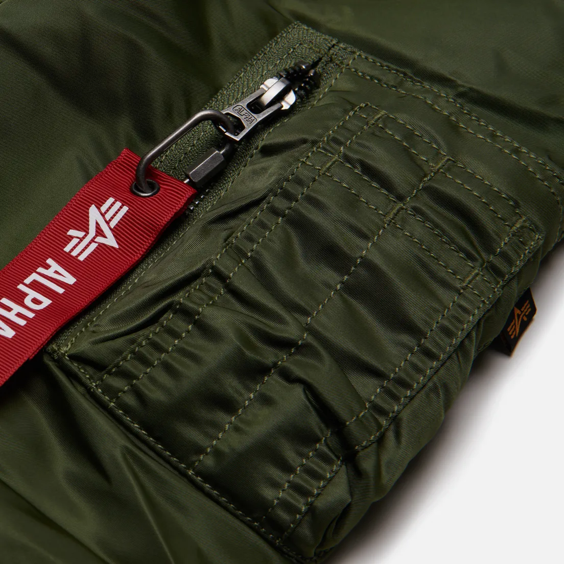 Alpha Industries Мужская куртка бомбер B-15 Mod Flight Faux Mouton Collar