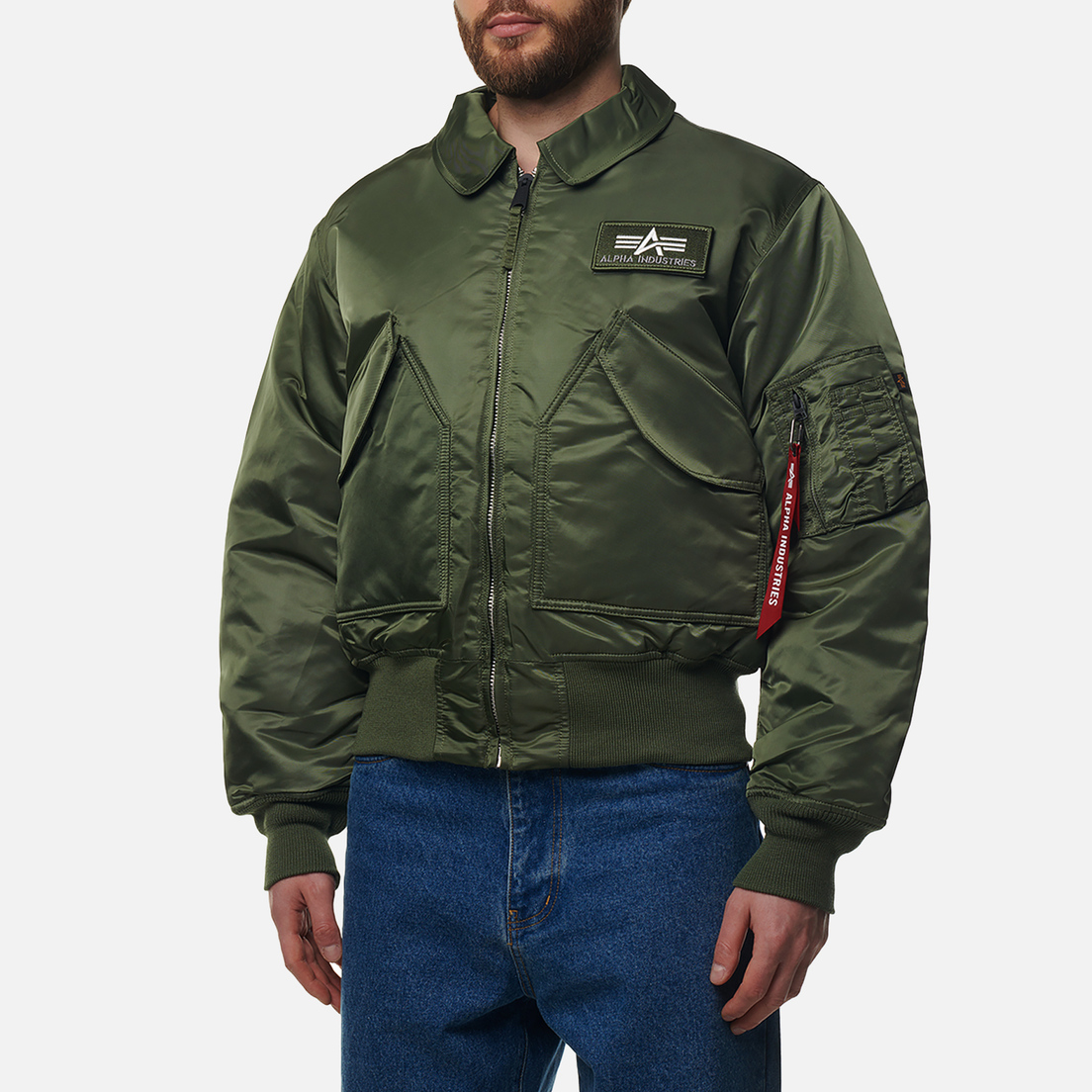 Alpha Industries Мужская куртка бомбер CWU 45/P Flight