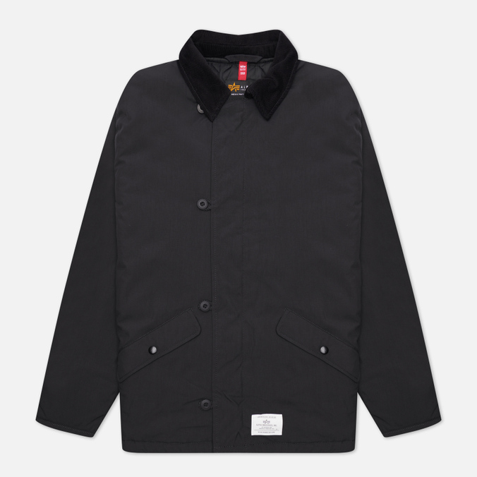Мужская куртка Alpha Industries, цвет чёрный, размер XL MJD51500C1-001 Deck - фото 1