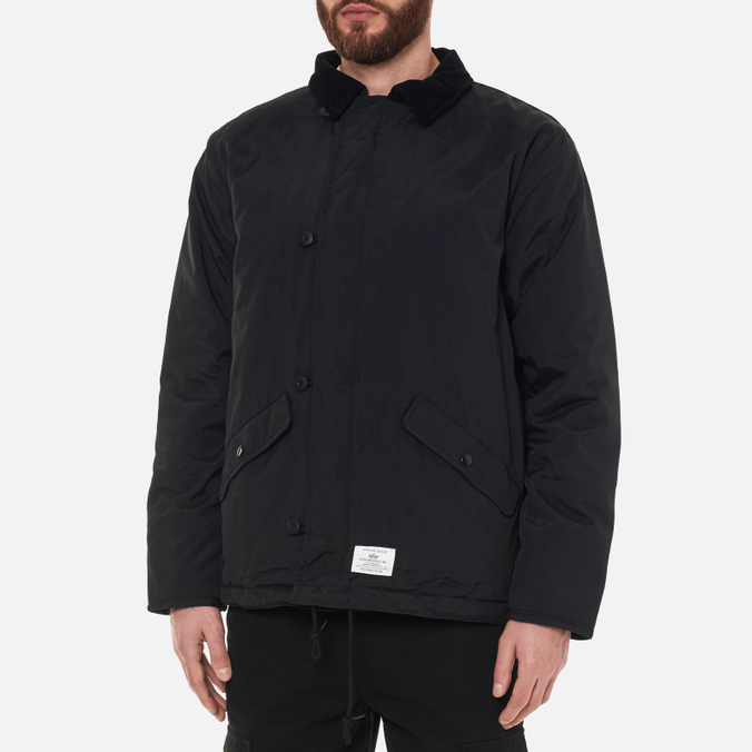 Мужская куртка Alpha Industries, цвет чёрный, размер XL MJD51500C1-001 Deck - фото 4