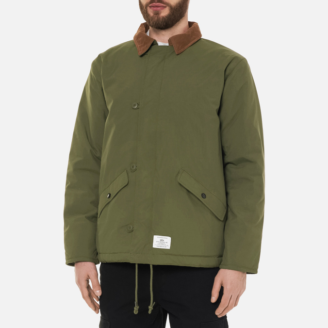 Мужская куртка Alpha Industries, цвет зелёный, размер S MJD51500C1-301 Deck - фото 4