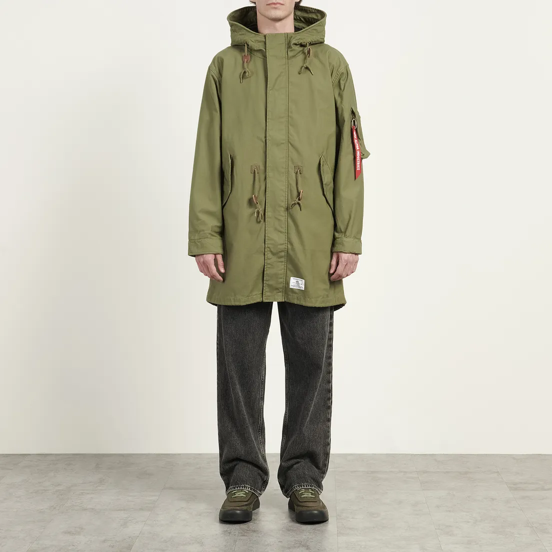 Alpha Industries Мужская куртка парка Fishtail Gen II