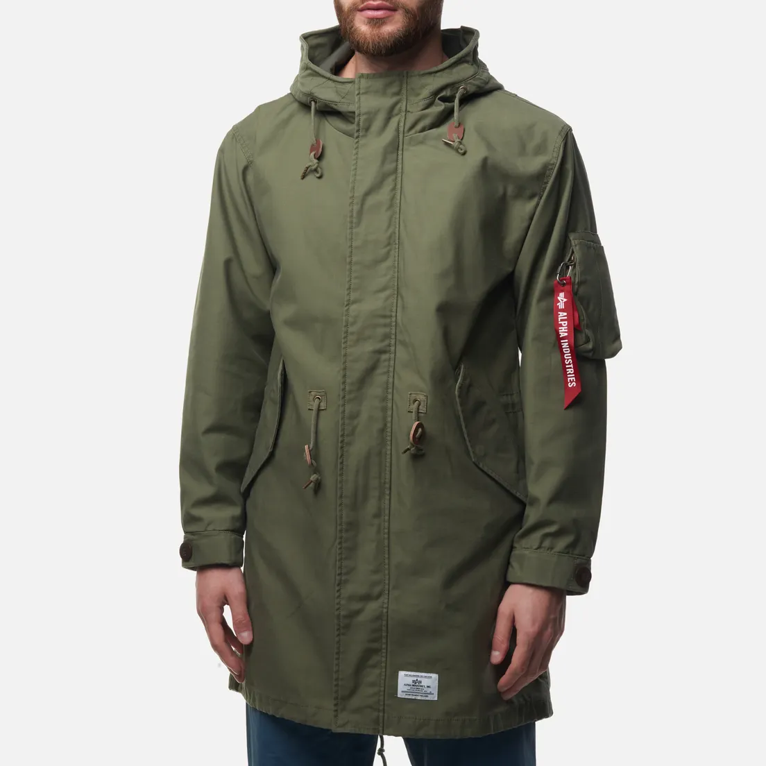 Alpha Industries Мужская куртка парка Fishtail Gen II