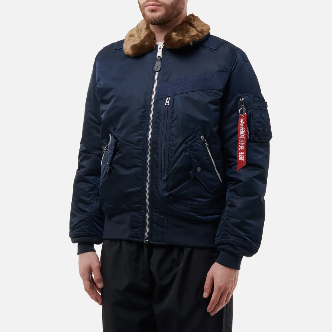 Alpha Industries Мужская куртка бомбер Injector Mod Flight