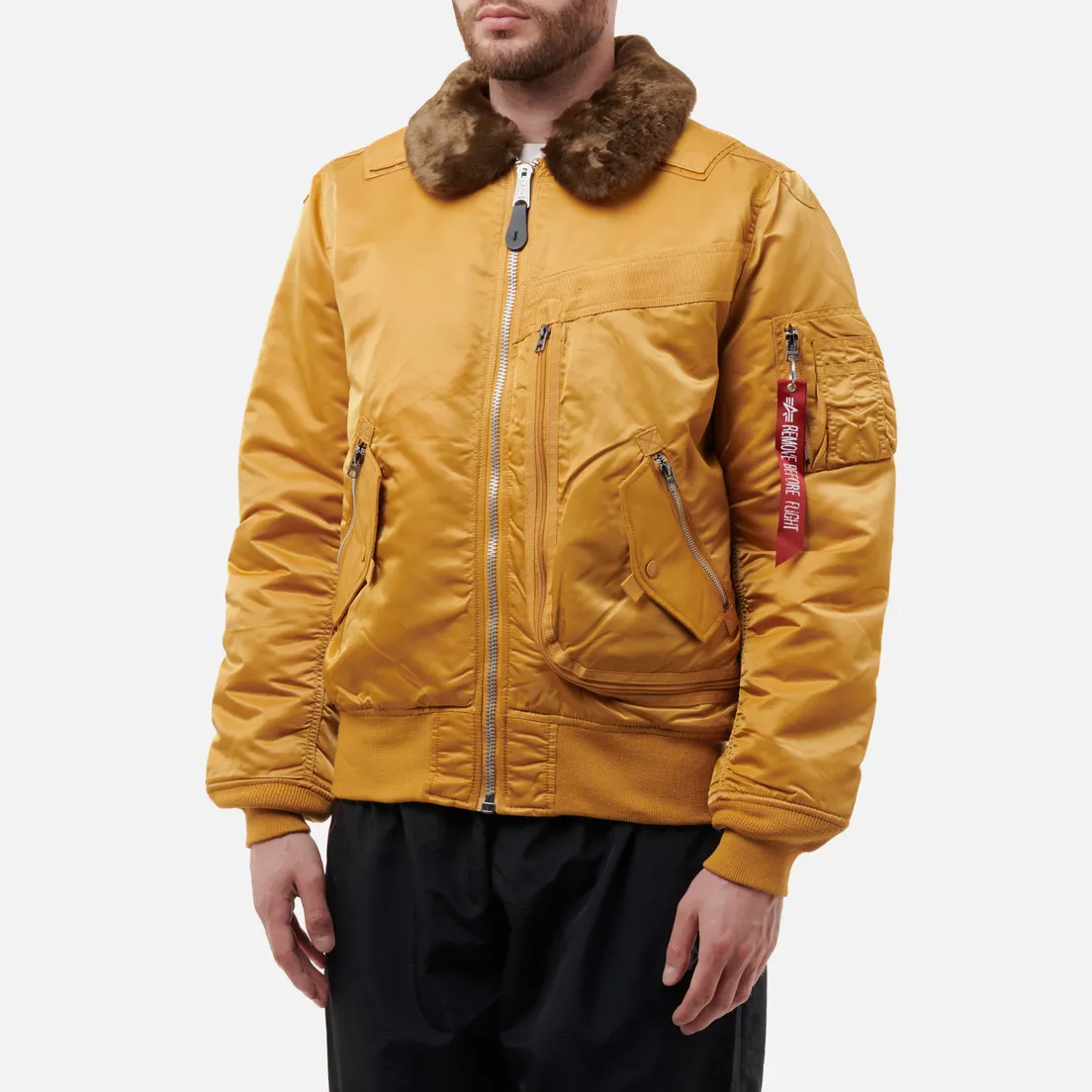 Alpha Industries Мужская куртка бомбер Injector Mod Flight