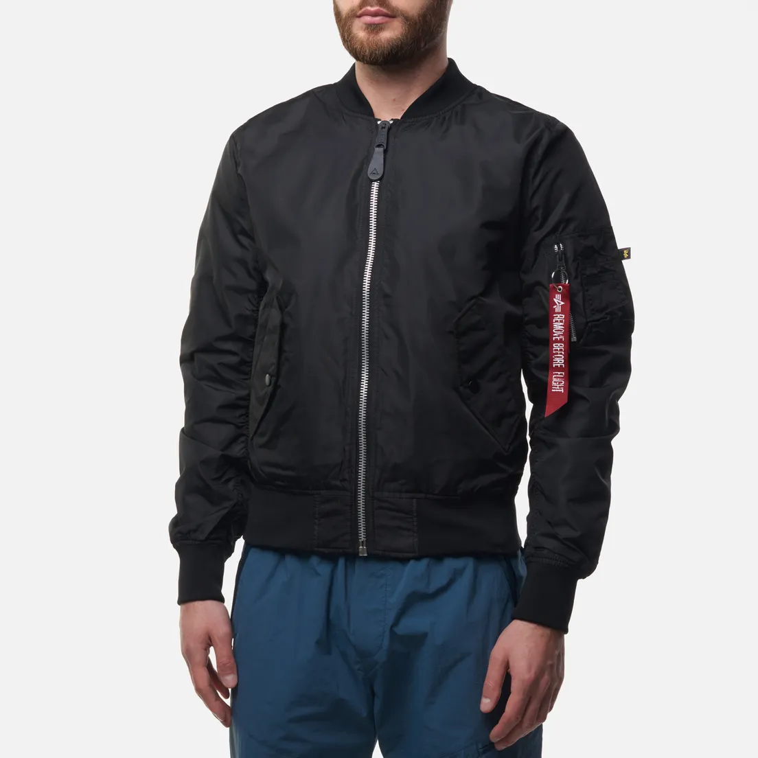 Alpha Industries Мужская куртка бомбер L-2B Dragonfly Blood Chit Flight