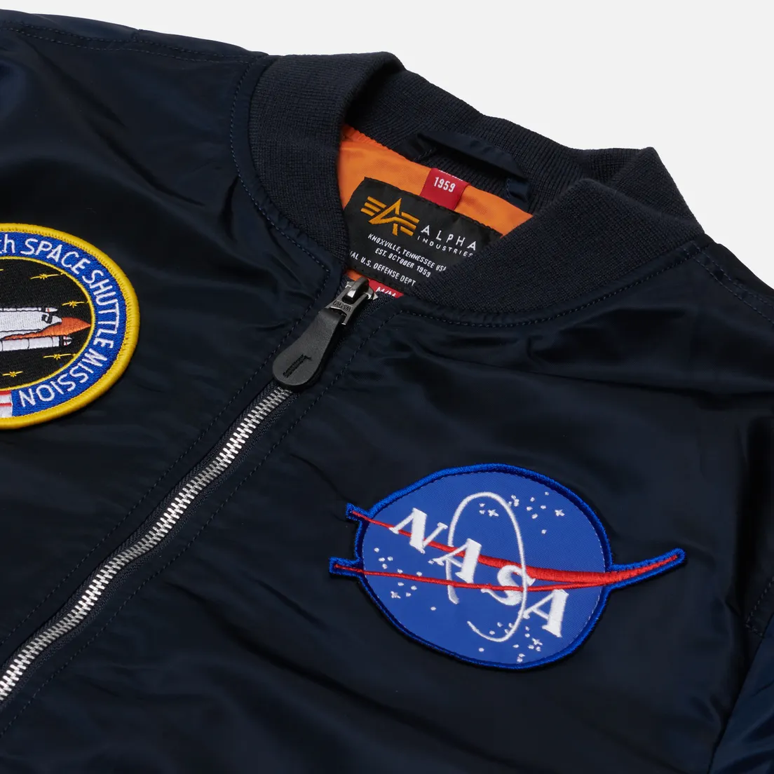 Alpha Industries Мужская куртка бомбер L-2B NASA