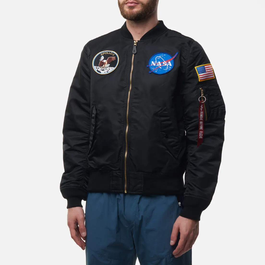 Alpha Industries Мужская куртка бомбер L-2B Apollo