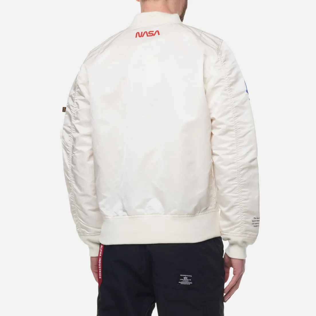 Alpha Industries Мужская куртка бомбер NASA L-2B Gen II Flight