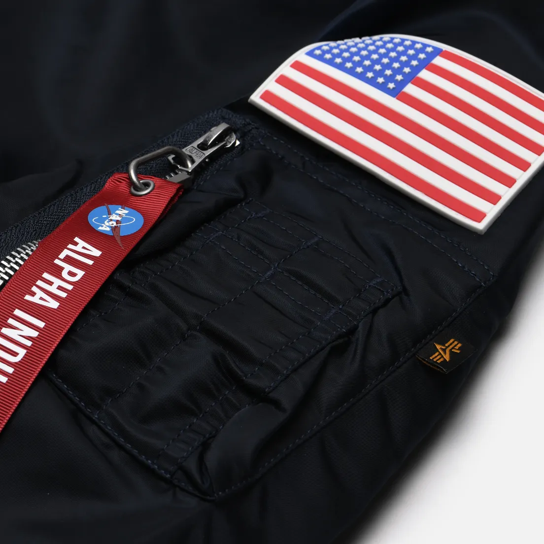 Alpha Industries Мужская куртка бомбер NASA L-2B Gen II Flight