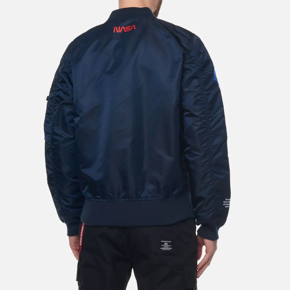 Alpha Industries Мужская куртка бомбер NASA L-2B Gen II Flight