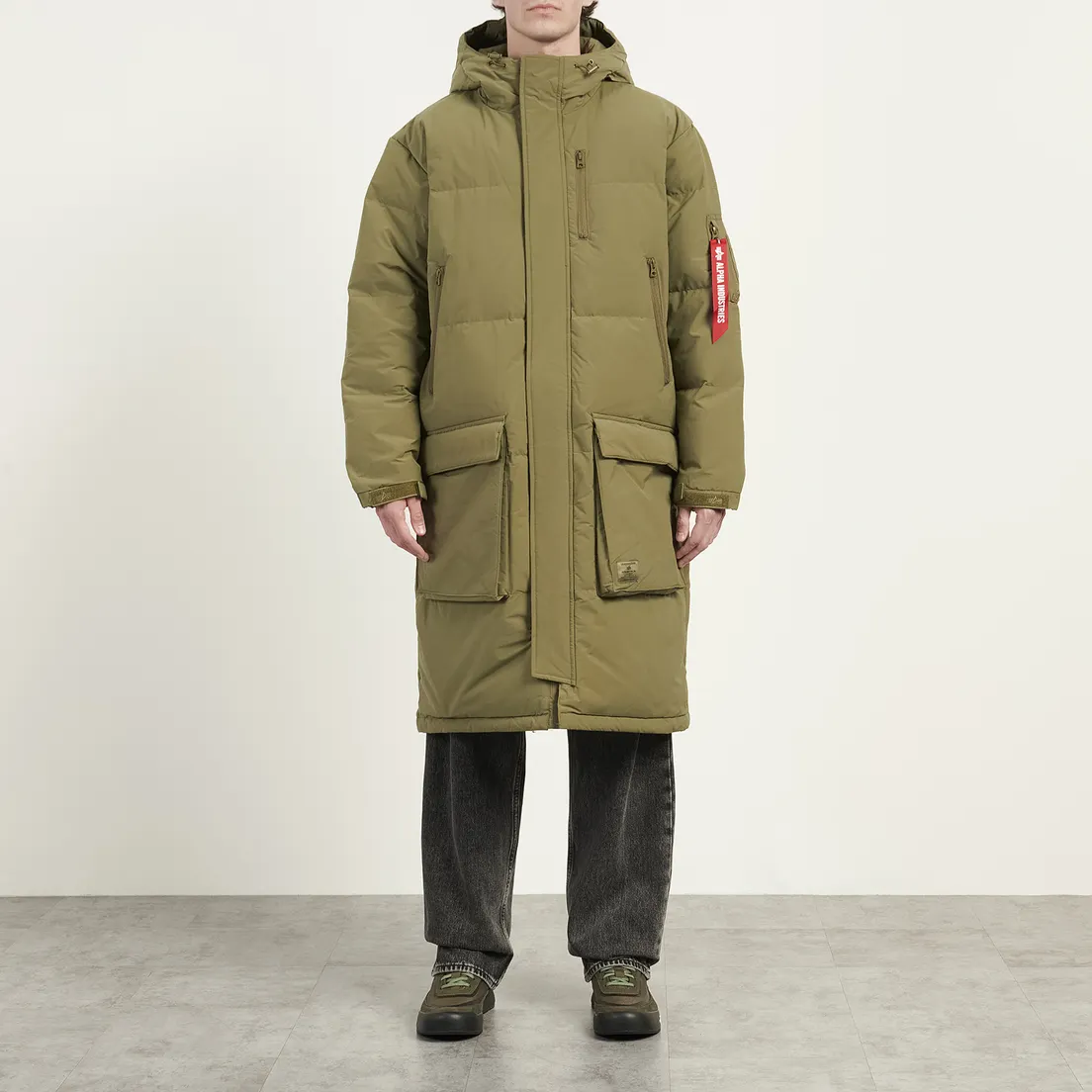 Alpha Industries Мужской пуховик Long Puffer