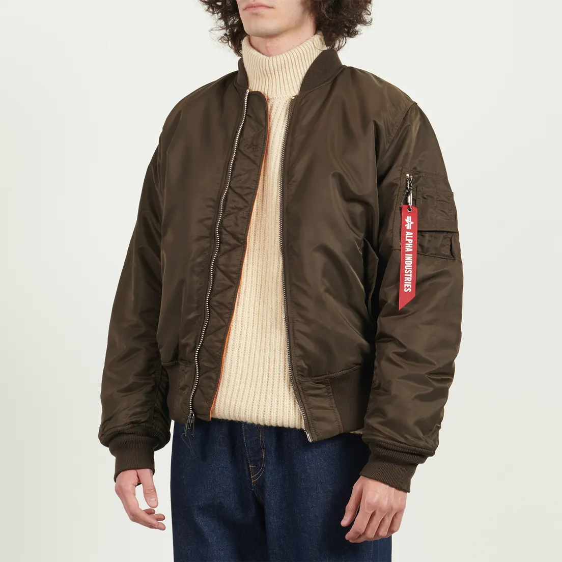 Alpha Industries Мужская куртка бомбер MA-1 Flight