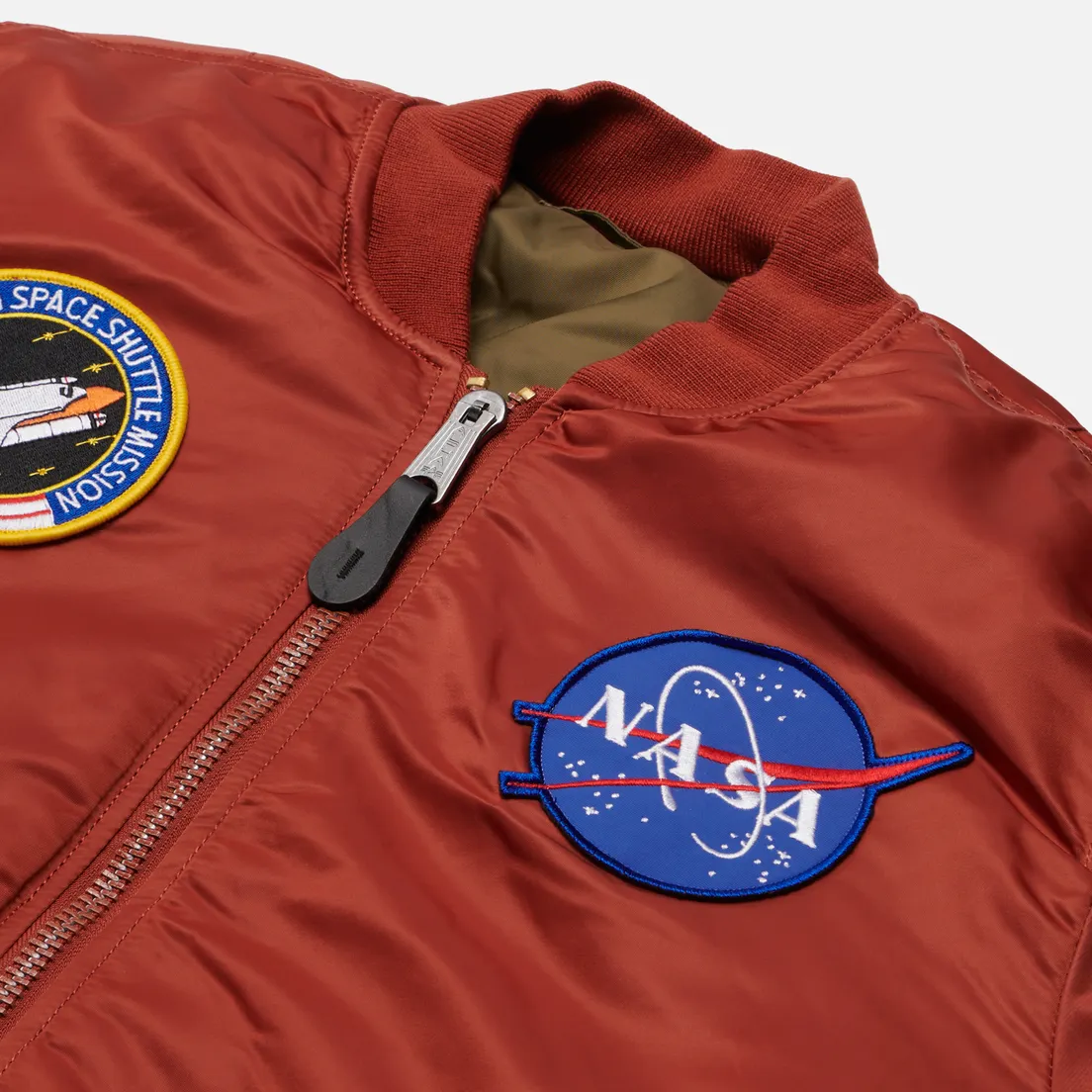 Alpha Industries Мужская куртка бомбер NASA MA-1 Flight