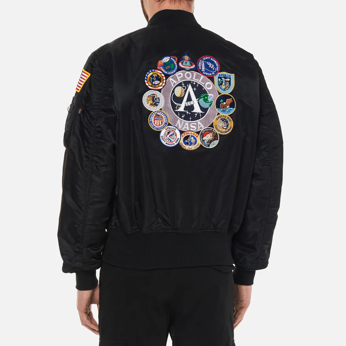 Alpha Industries Мужская куртка бомбер MA-1 Apollo NASA