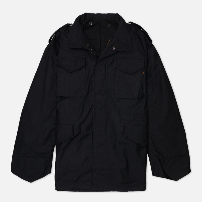 мужская демисезонная куртка alpha industries m 65 field coat чёрный размер m Alpha Industries M-65 Field Coat