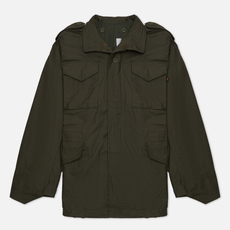 Мужская демисезонная куртка Alpha Industries M-65 Field Coat, цвет оливковый, размер L - фото 1