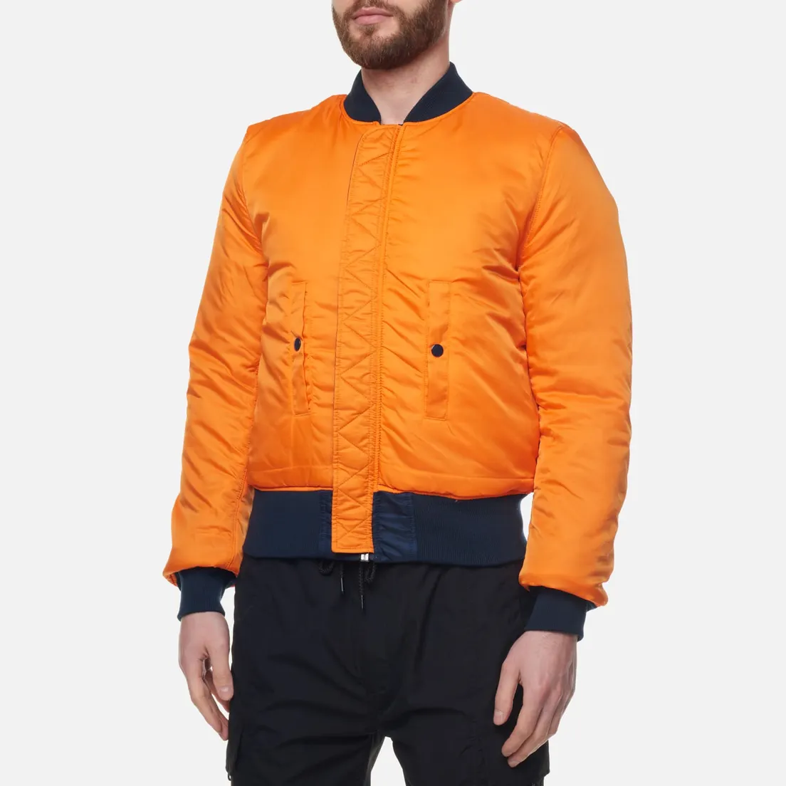 Alpha Industries Мужская куртка бомбер MA-1 Slim Fit