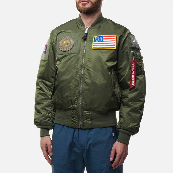 Мужская куртка бомбер Alpha Industries MA-1 Flex Core Black