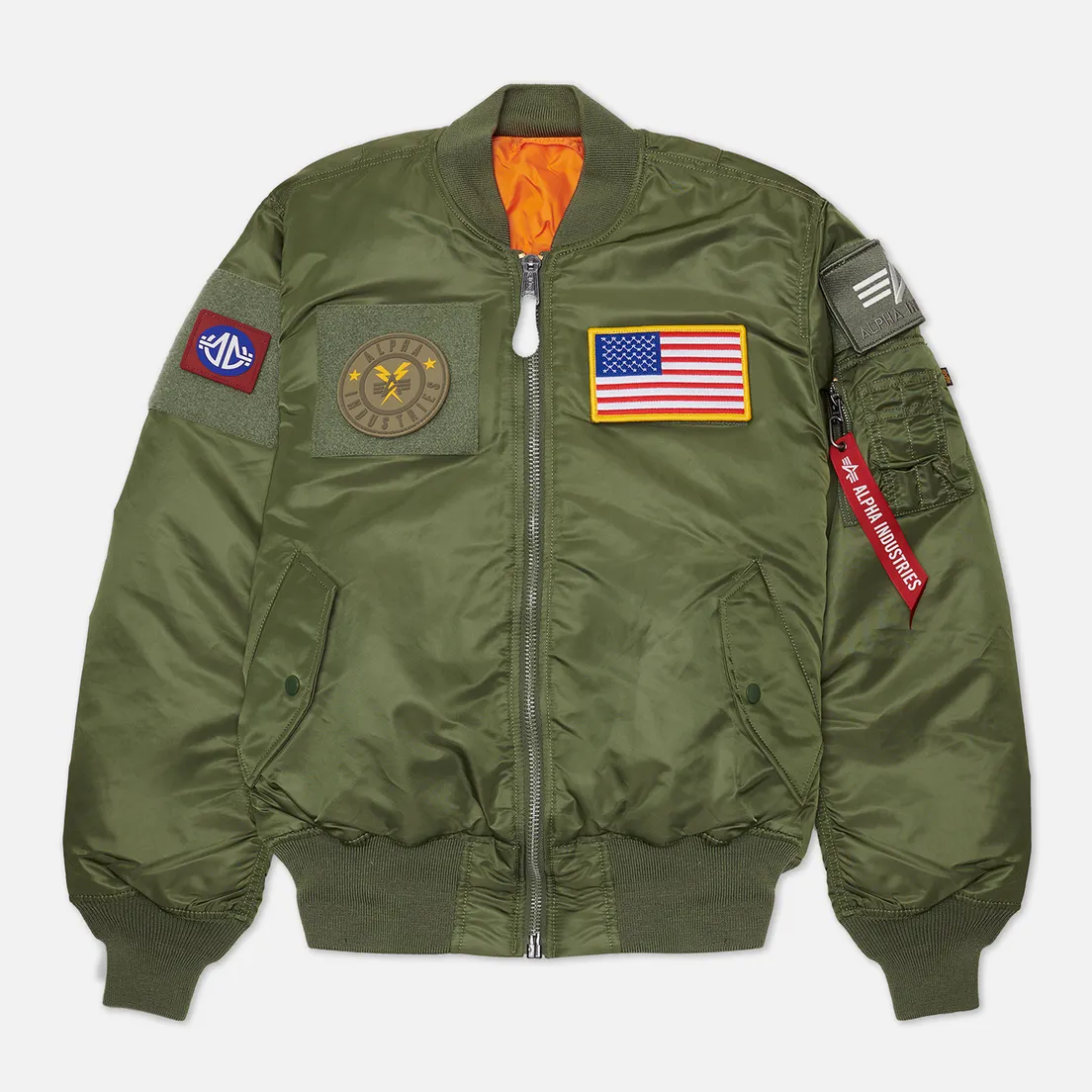 Alpha Industries Мужская куртка бомбер MA-1 Flex Flight