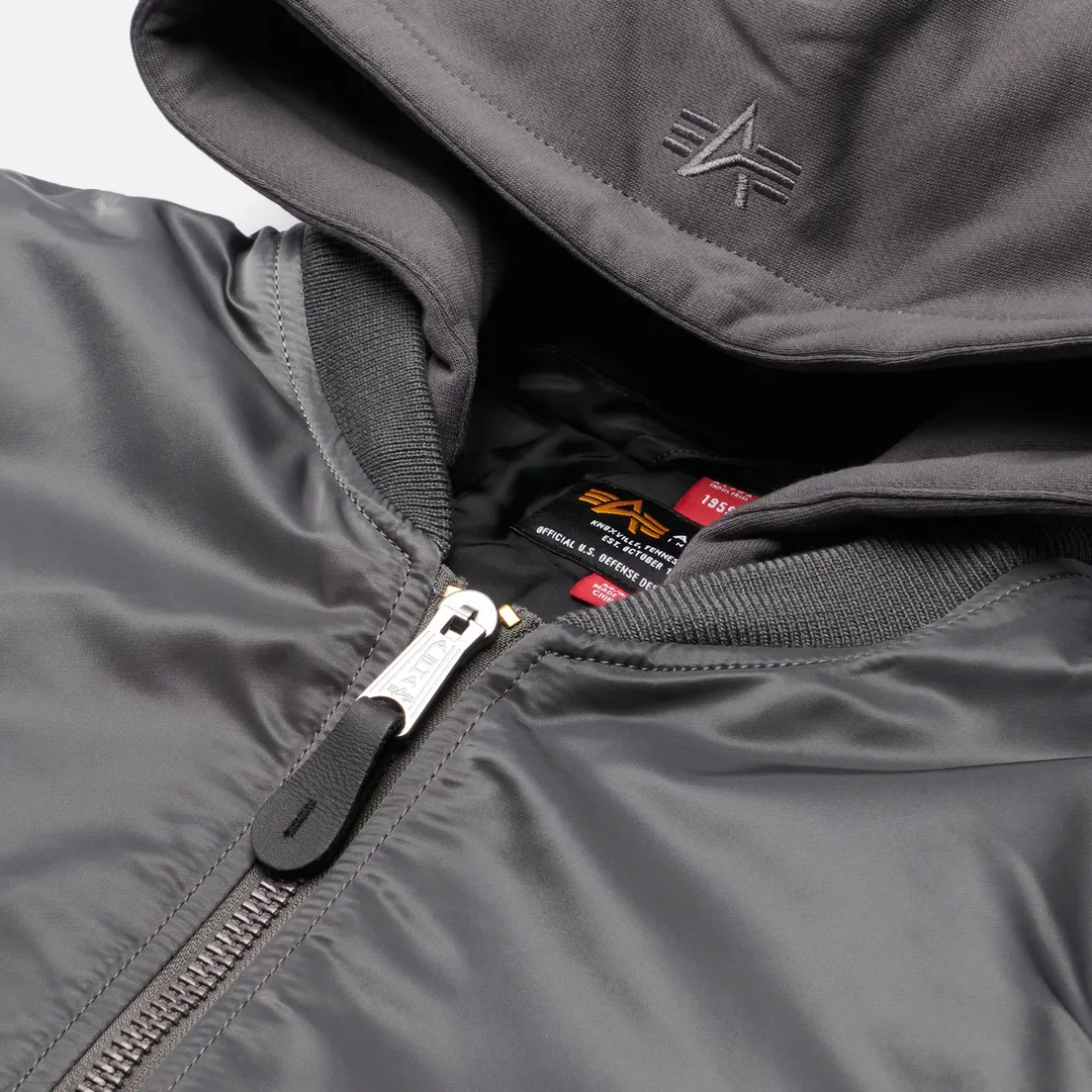 Alpha Industries Мужская куртка бомбер MA-1 Natus Hooded