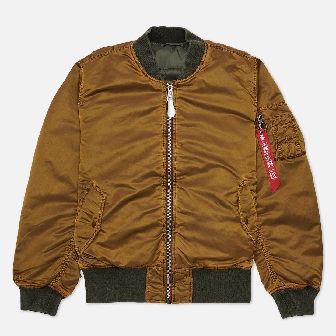 Alpha Industries Мужская куртка бомбер MA-1 Blood Chit Battlewash Flight