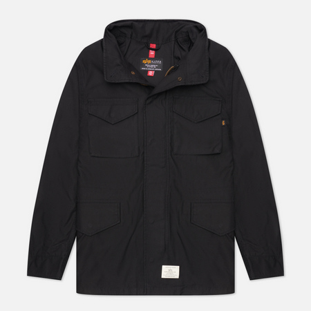 Мужская куртка Alpha Industries M-65 Mod Field, цвет чёрный, размер XL