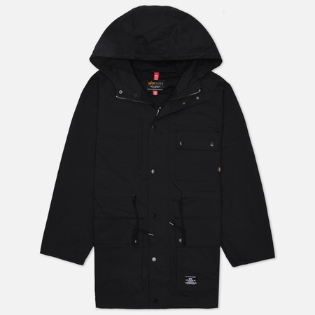 Мужская демисезонная куртка Alpha Industries M-65 Mod Hooded Field, цвет чёрный, размер S - фото 1