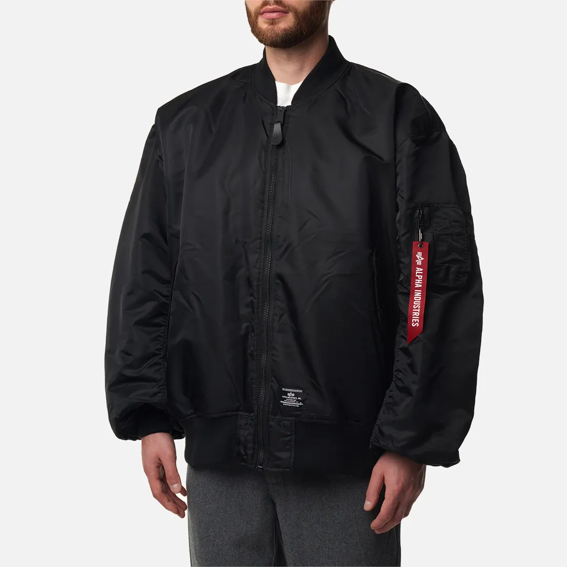 Alpha Industries Мужская куртка бомбер MA-1 Bloodchit Gen II Flight Oversized