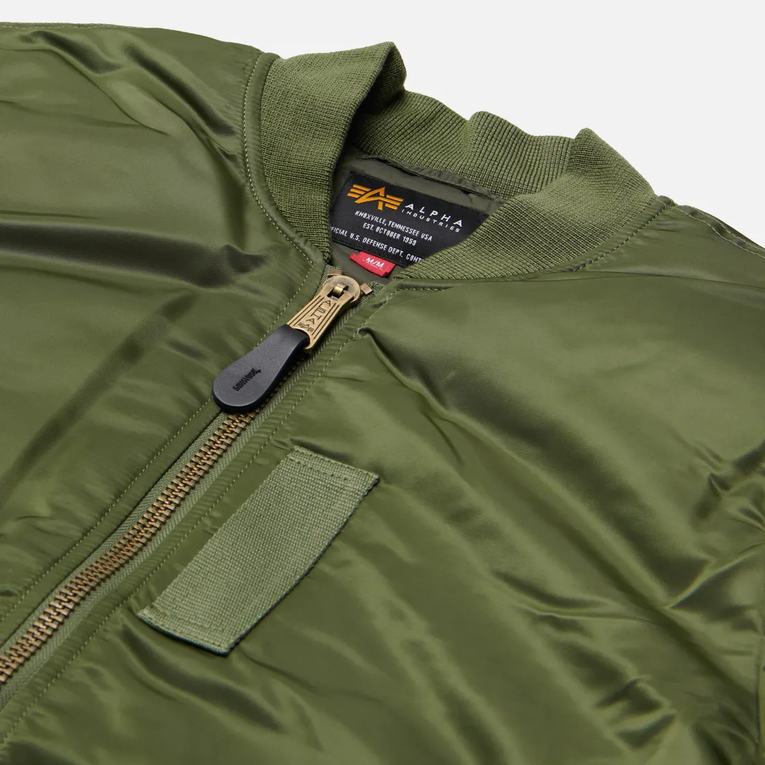 Alpha Industries Мужская куртка бомбер MA-1 Mod Flight