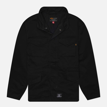 Мужская демисезонная куртка Alpha Industries M-65 Mod Field Coat Gen II, цвет чёрный, размер S