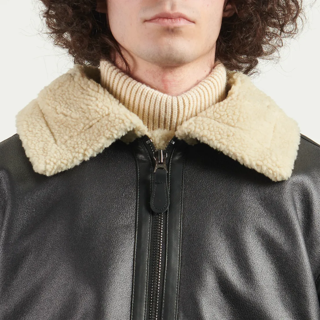Alpha Industries Мужская дублёнка Mouton B-3