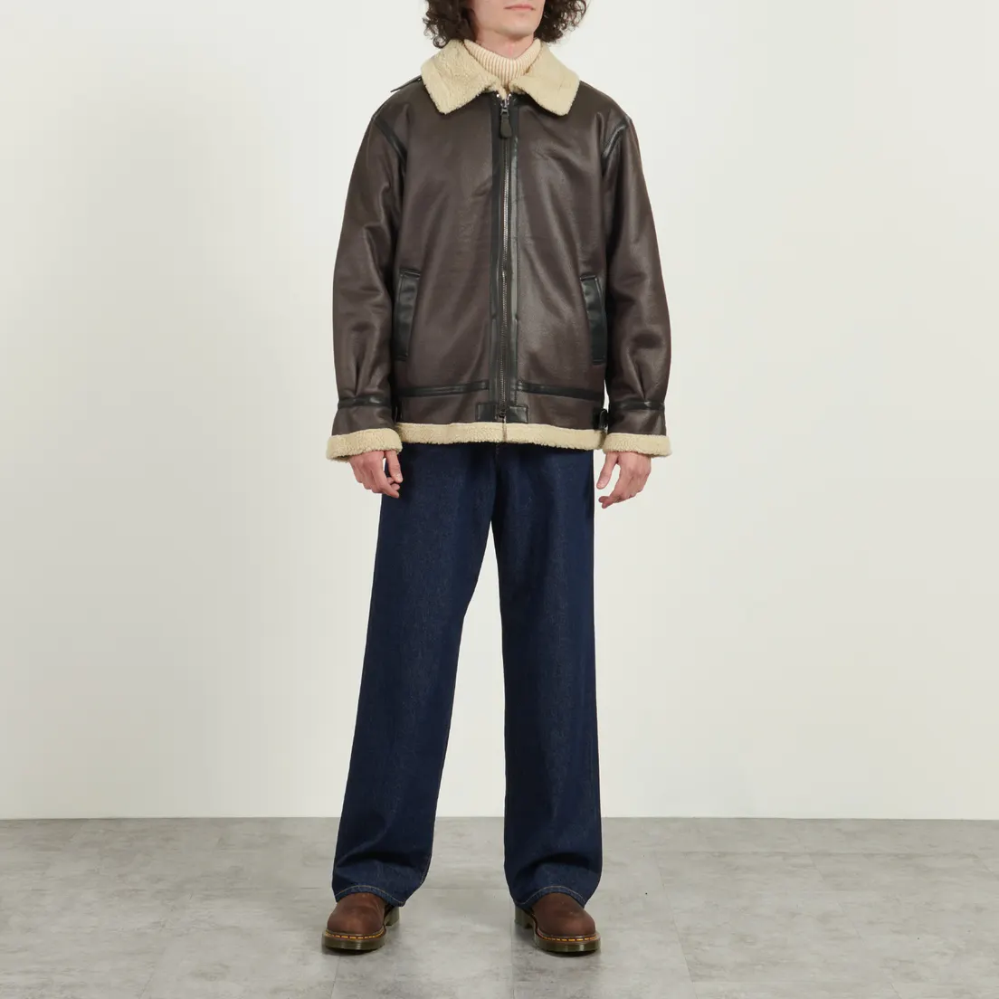 Alpha Industries Мужская дублёнка Mouton B-3