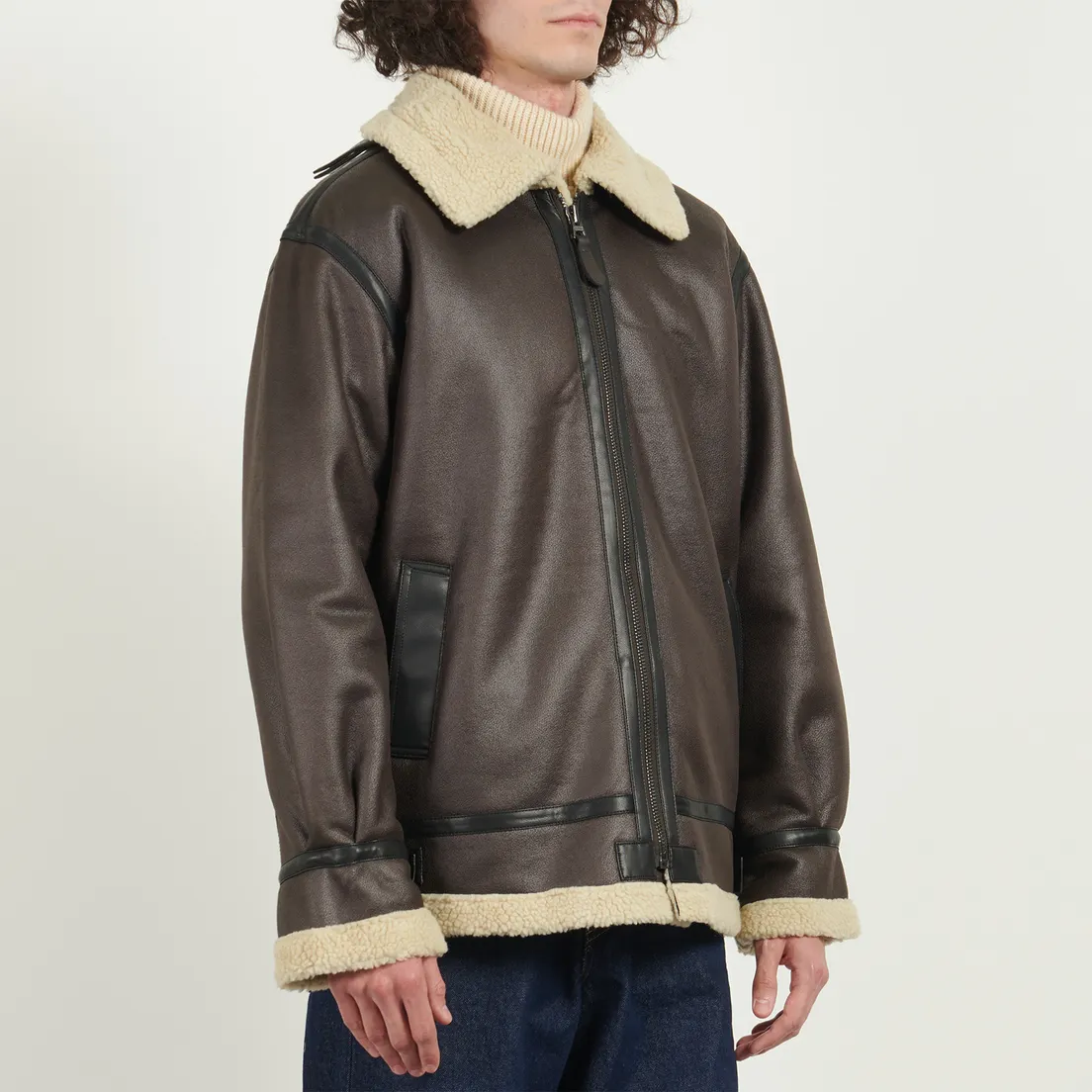 Alpha Industries Мужская дублёнка Mouton B-3